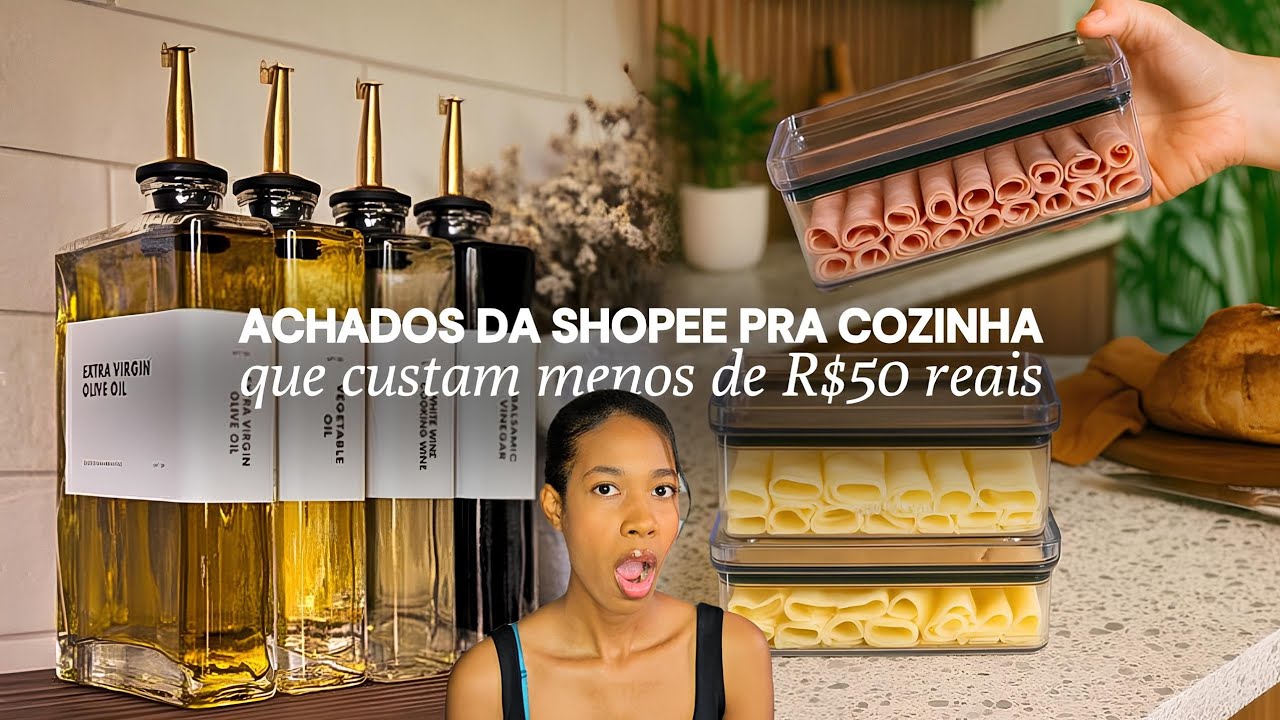 Produtos da SHOPEE para COZINHA que custam menos DE 50 REAIS! 