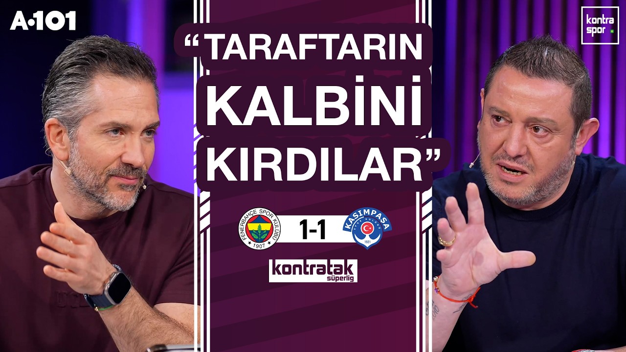 🔴 CANLI | Fenerbahçe - Kasımpaşa Maç Sonu | Nihat Kahveci, Nebil Evren | Kontratak Süper Lig