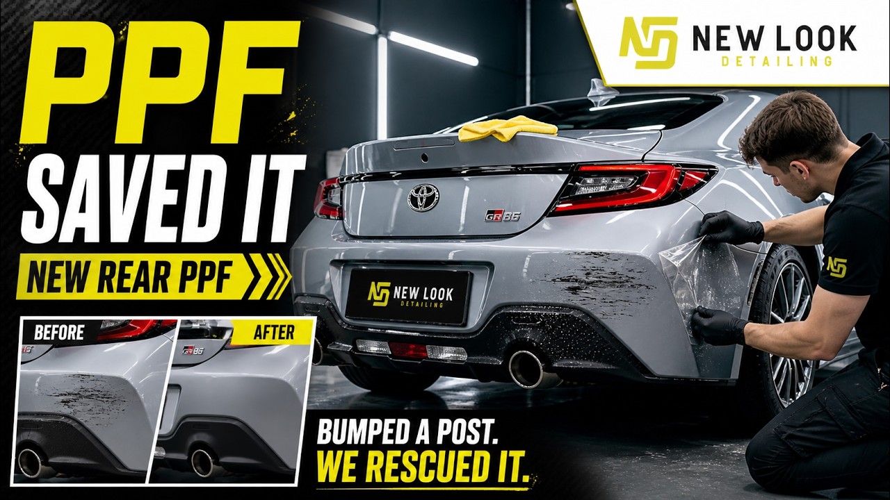 Toyota GR86 Bumps Into a Post! New Rear PPF to the Rescue! 💥🔥