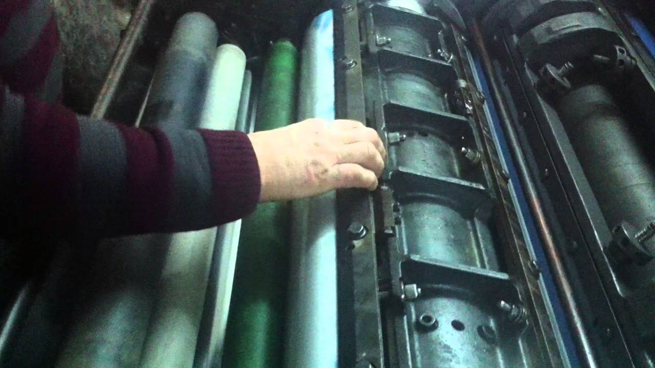 Tek Renk Ofset Makinesina Kalıp Nasıl Atılır