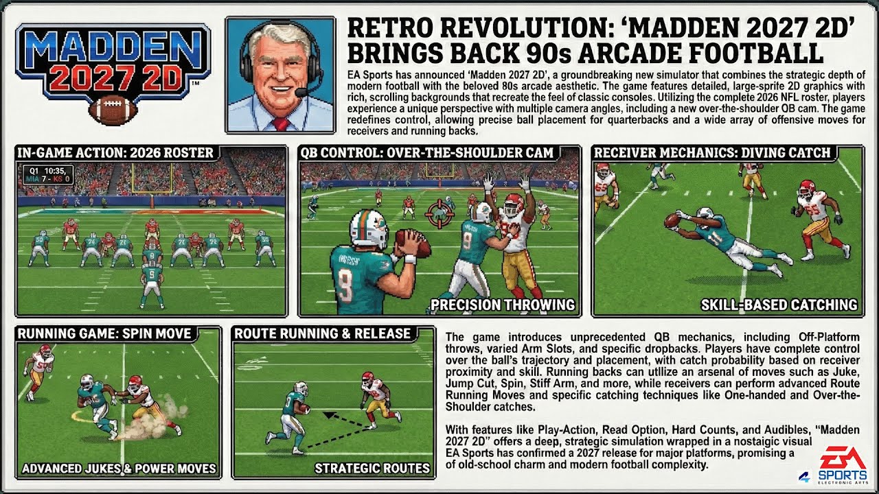 Would You Buy a 2D MADDEN Game? - NFL Watch Party - SEGA GENESIS & GAME GEAR