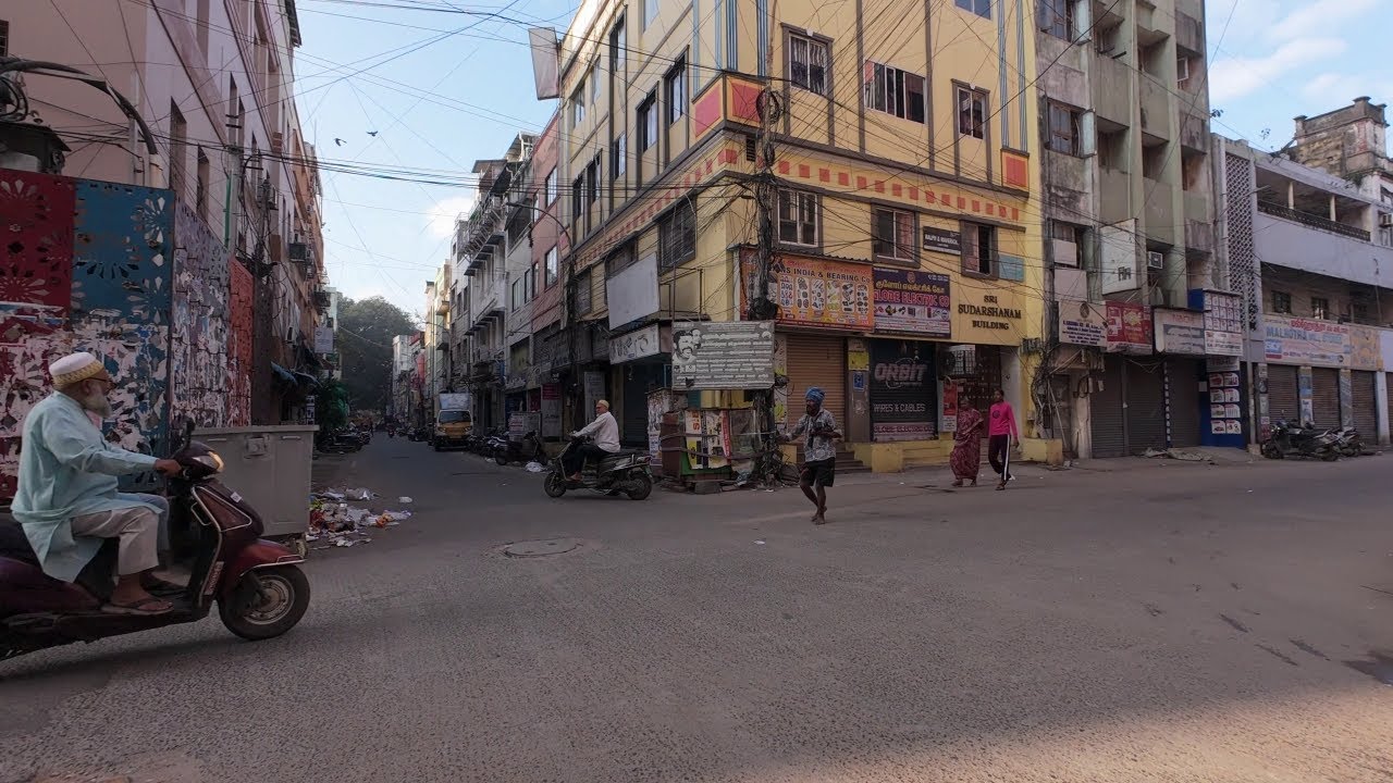 Early Morning Walk Through Chennai | Mannadi, India 🇮🇳 4K – Part 2
