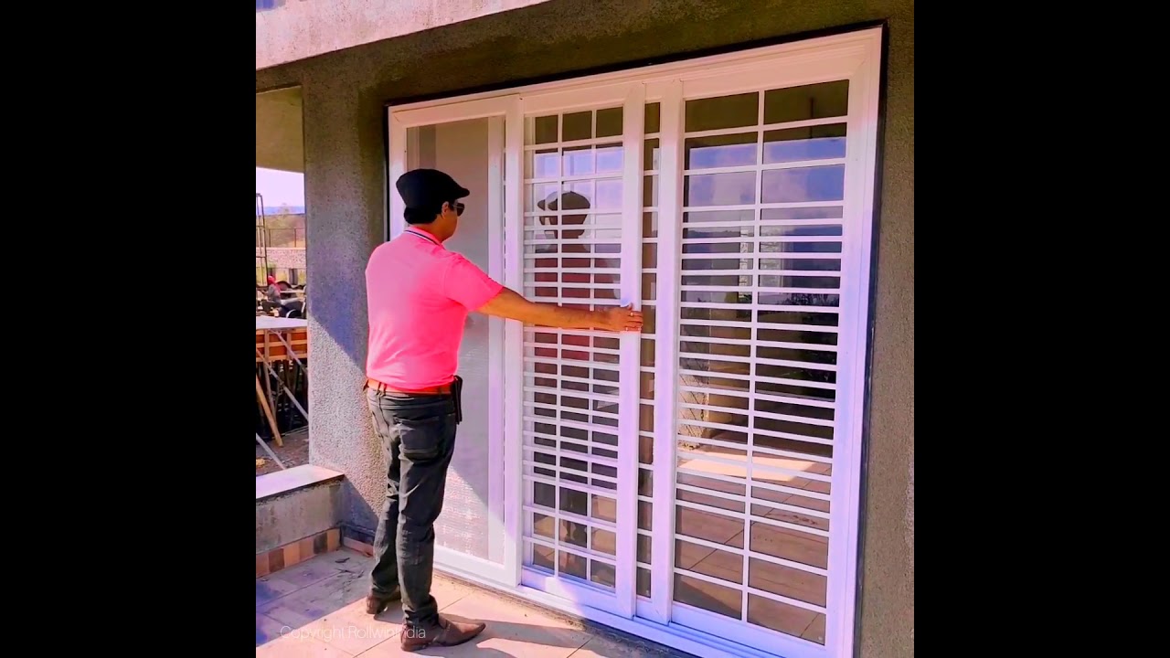 Glass Grill Door Designer Door By RollwinIndia