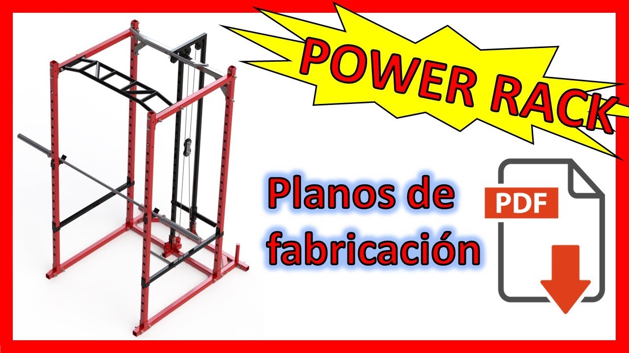 🔴 MEDIDAS JAULA DE POTENCIA GYM | PLANOS PDF