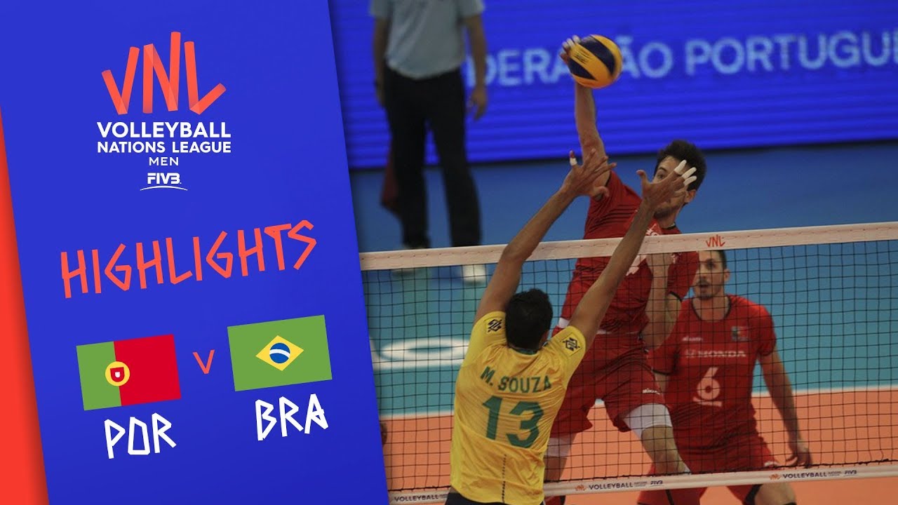 PORTUGAL vs. BRAZIL - Highlights Men | Week 3 | Volleyball Nations League 2019