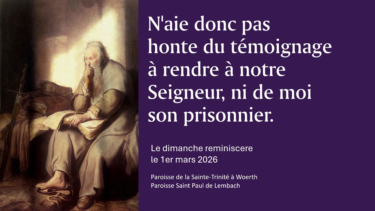 Le dimanche reminiscere