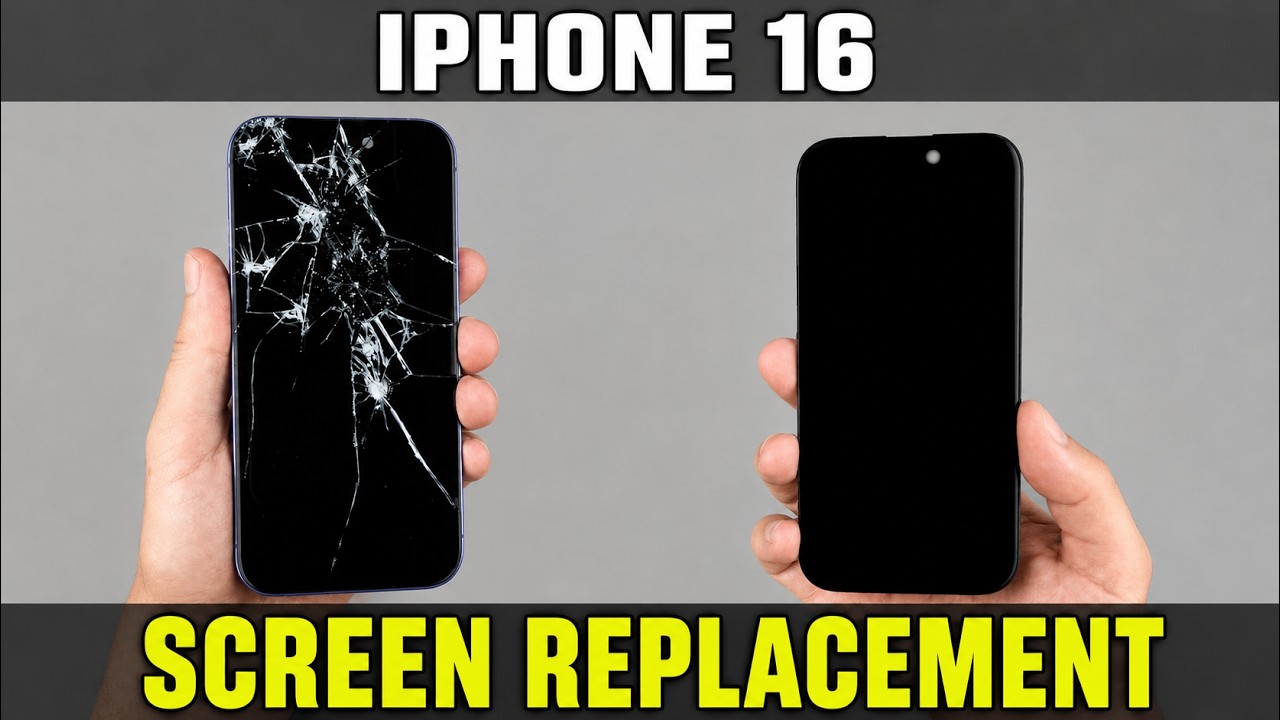 iPhone 16 Screen Replacement Guide | Cracked Display & Touchscreen Repair