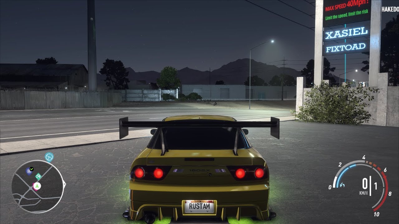 NFS Payback - Nissan 180SX Type X - 1000+ Horsepower | Reaching max speed - 365 km/h | Nissan 180SX