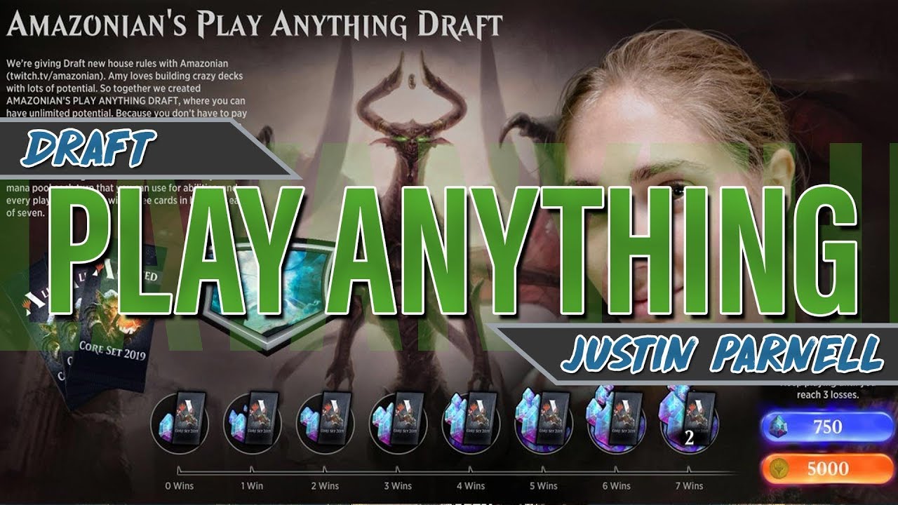 Amyzonian's Play Anything Draft | Journey of Discovery | Justin Parnell [MTG Arena]
