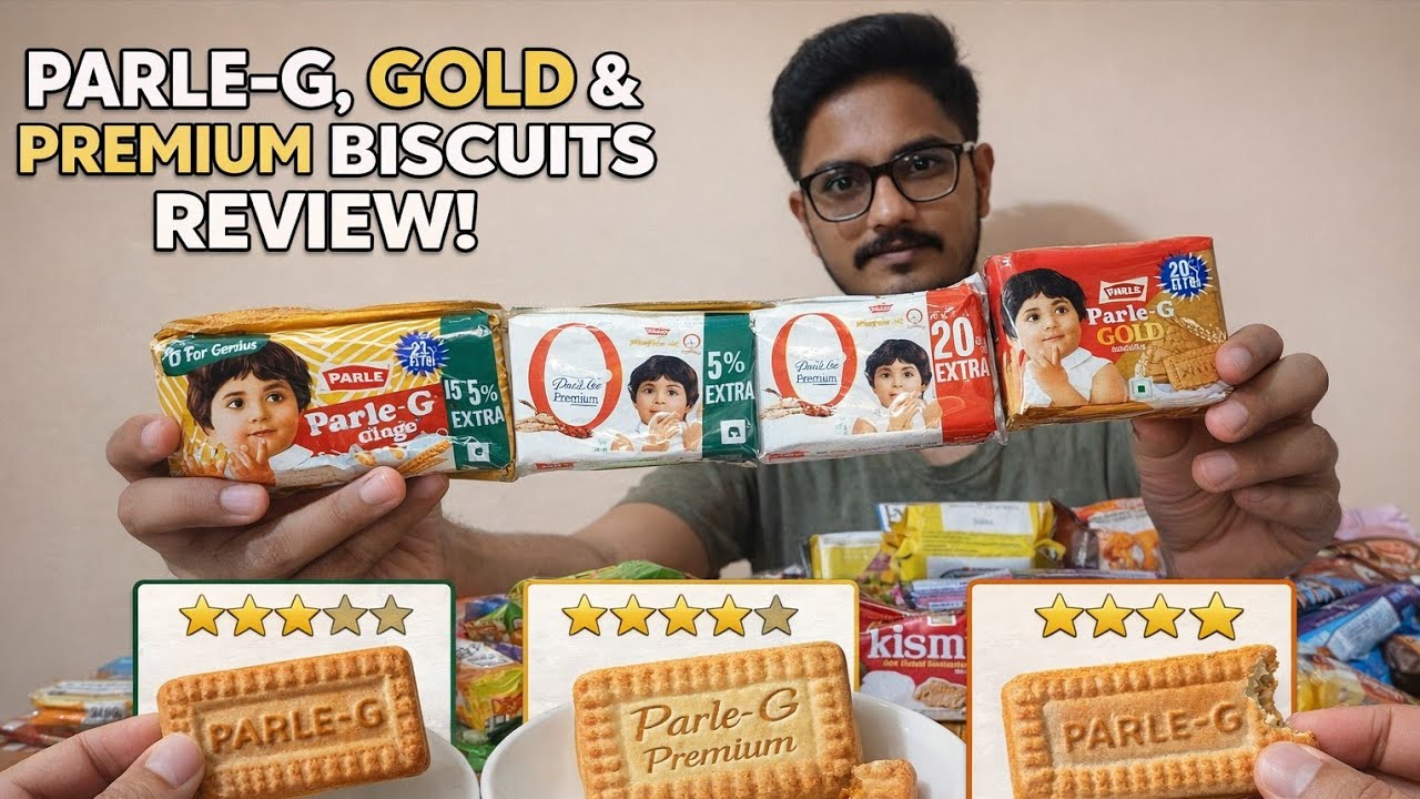 Parle G vs Gold vs Oats 🔥 Full Biscuit Comparison 2026