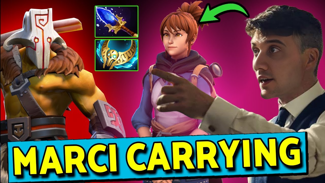 Arteezy's UNSTOPPABLE Marci Offlaner DESTROYS the GAME!