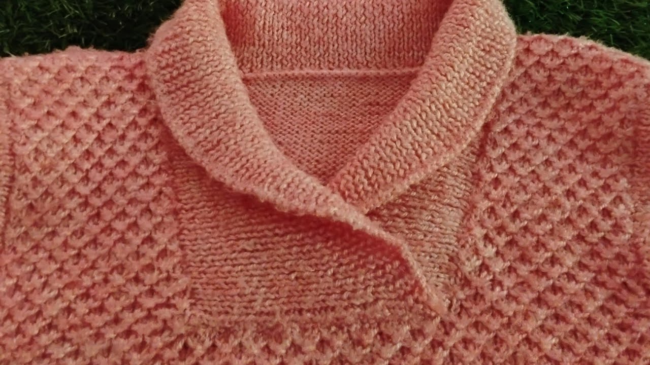 How to knit shawl collar मफलर गला कैसे बनाएं/ knitting gents sweater Gala design  //shawl collar 