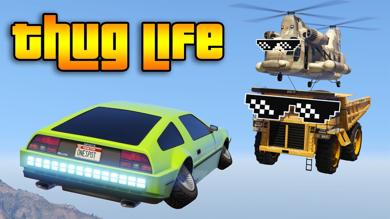 GTA 5 FUNNY MOMENTS AND GTA 5 THUG LIFE #284