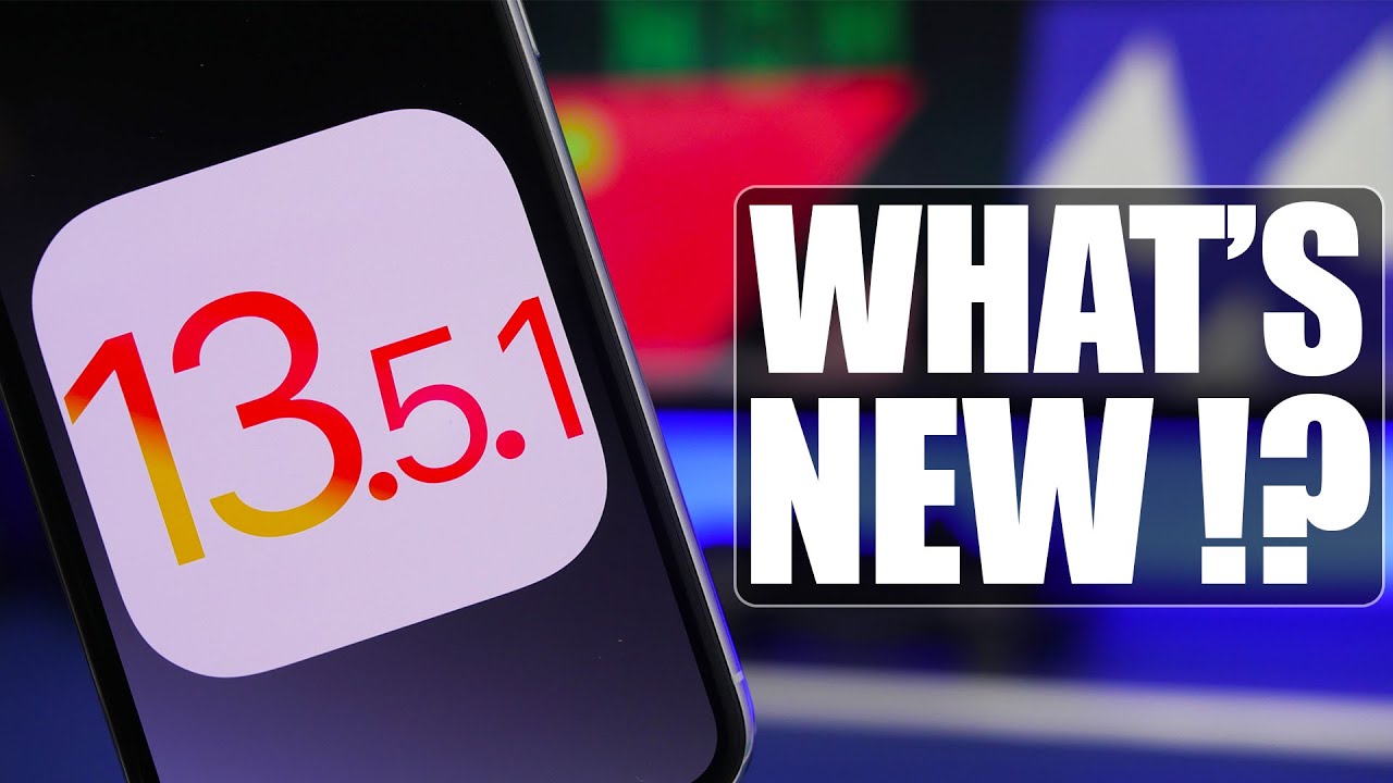 iOS 13.5.1 is OUT - What's NEW !?