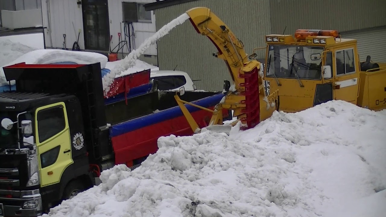 大掛かりな排雪作業 2019  －snow removal ー