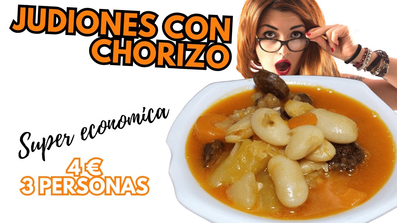 Nunca habrías pensado que existiera una receta tan barata. JUDIONES CON CHORIZO  #recetas #cooking