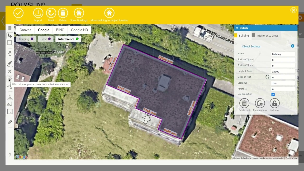 Polysun SPT - Adding multiple different module alignments to one roof