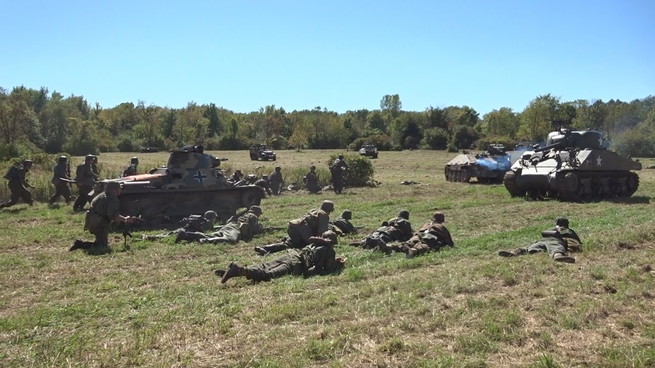 2018 WWII Days - Rockford, IL - Battle In Main Field