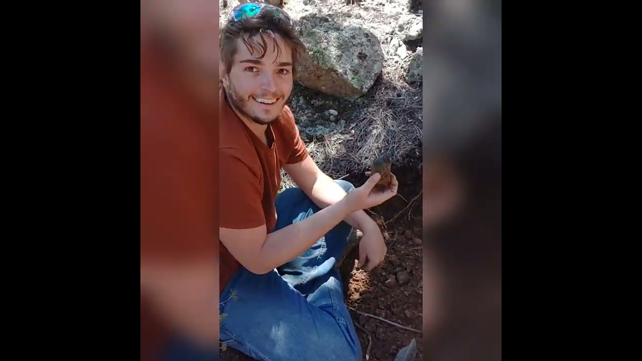 Colorado Smoky quartz extraction video spring 2023 crystal digging