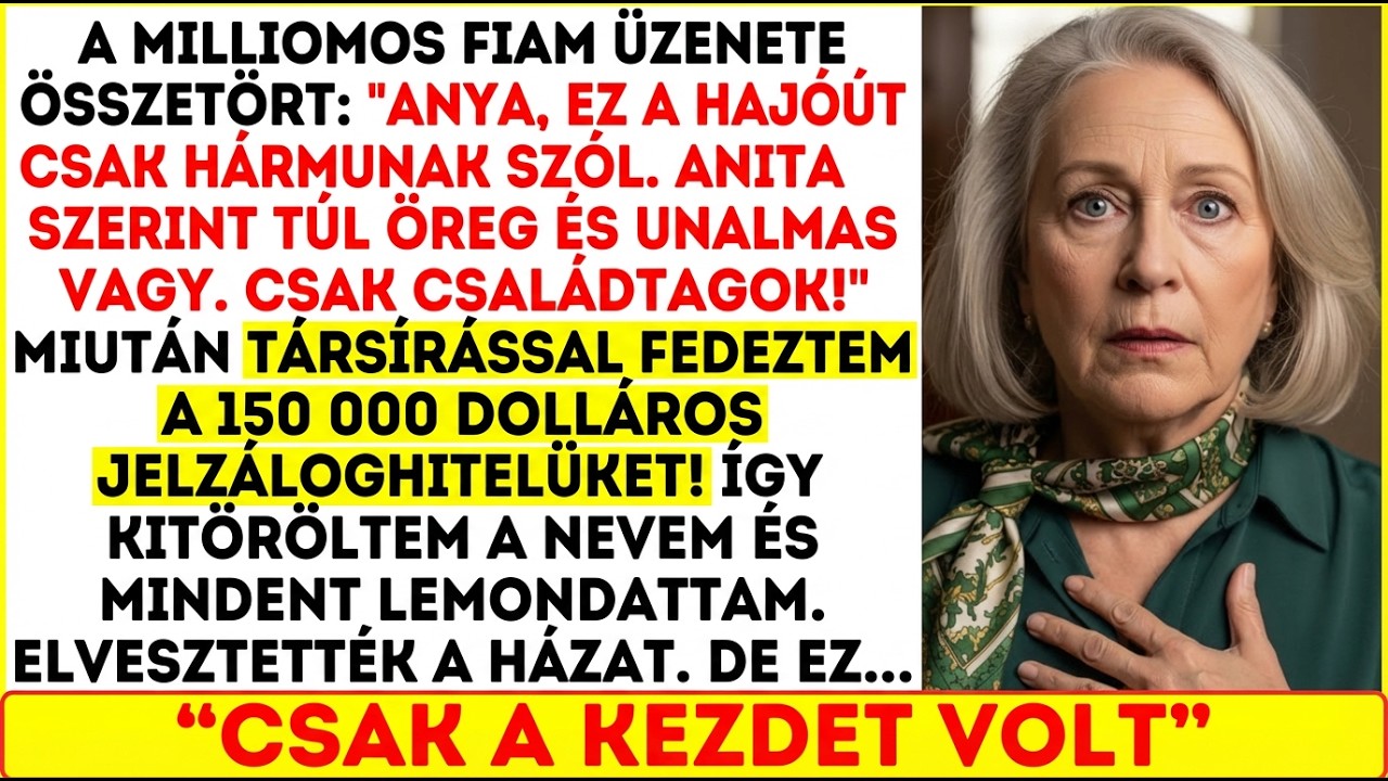 A fiam és a felesége kihagytak a családi hajóútról – a válaszom azonnal sokkolta őt