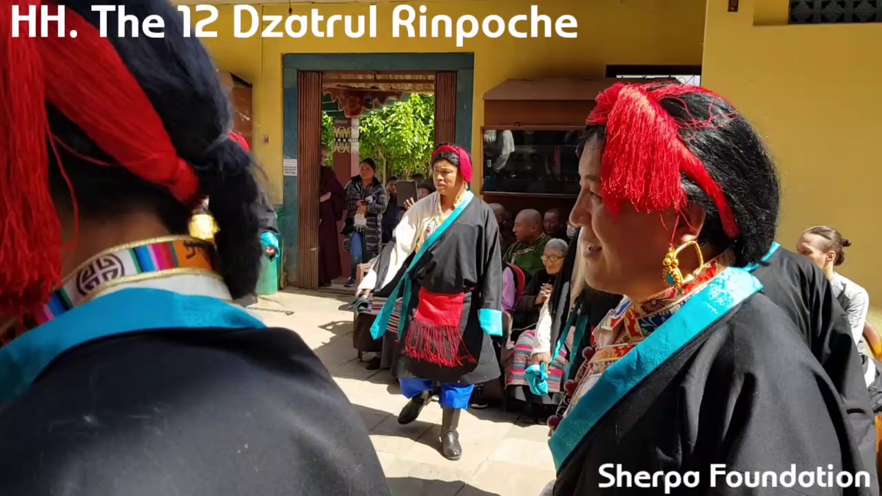 #HH_Dzatrul_Rinponche _ Tibetan Auspicious Dance
