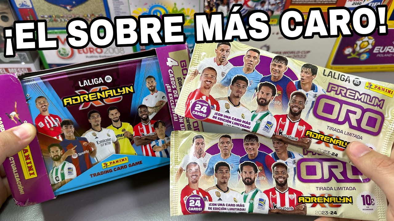 ¡ABRIMOS DOS SOBRES DE ORO Y UNA CAJA METÁLICA! - Adrenalyn XL LaLiga 2023/24