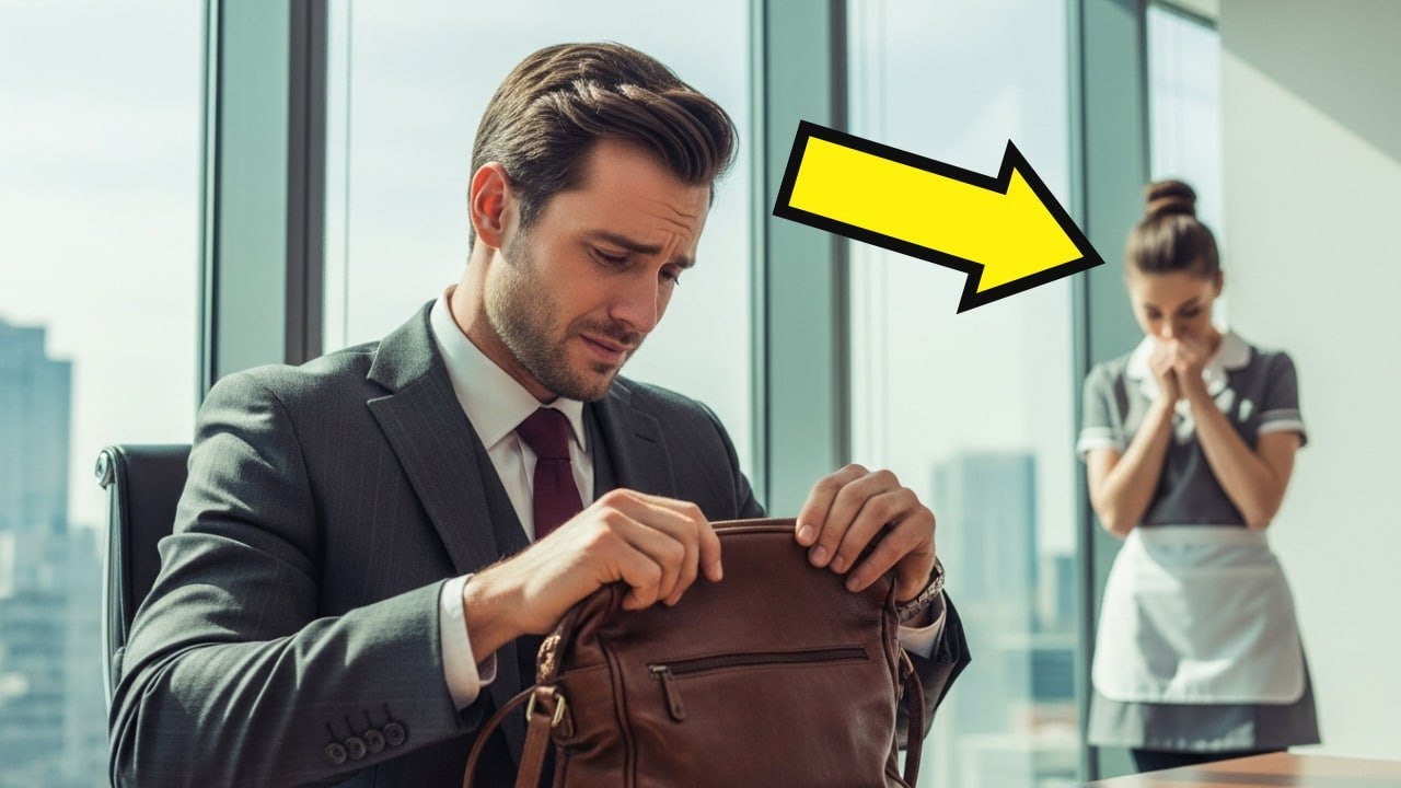 MILLONARIO VIO EL BOLSO DE SU EMPLEADA Y LO QUE GUARDABA LO HIZO ENAMORARSE