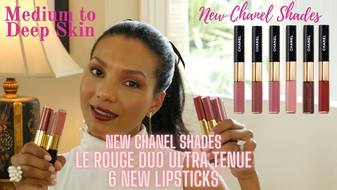 NEW! CHANEL LE ROUGE DUO ULTRA TENUE 6 NEW SHADES PLUS 8 EXISTING SHADES | SWATCHES AND COMPARISONS