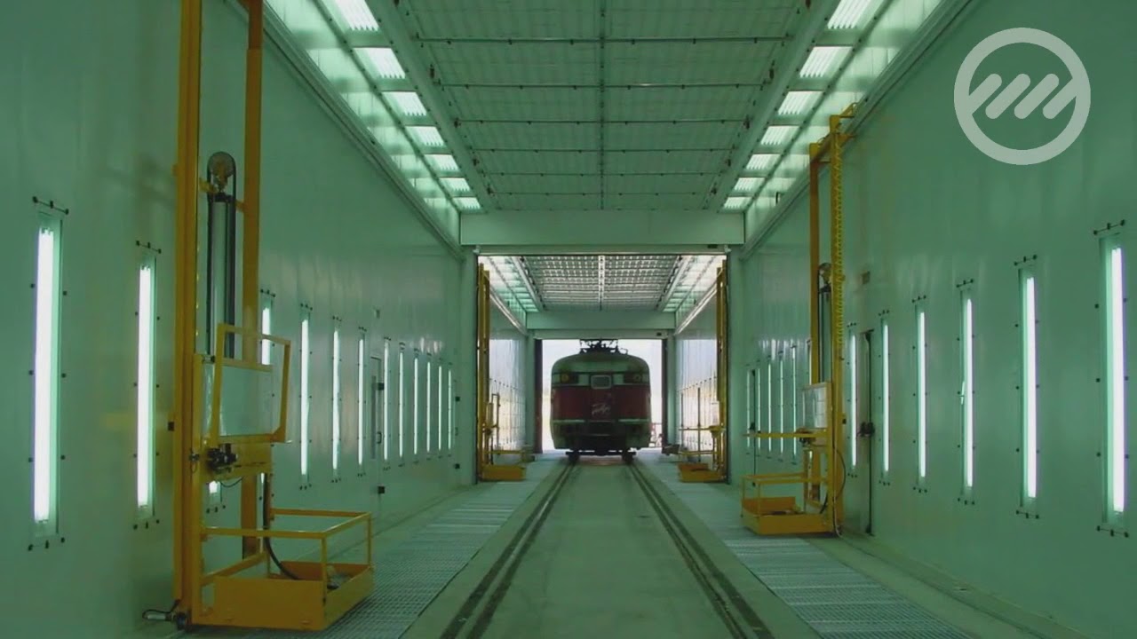 Spray booths for the Railway Sector - Equipos Lagos