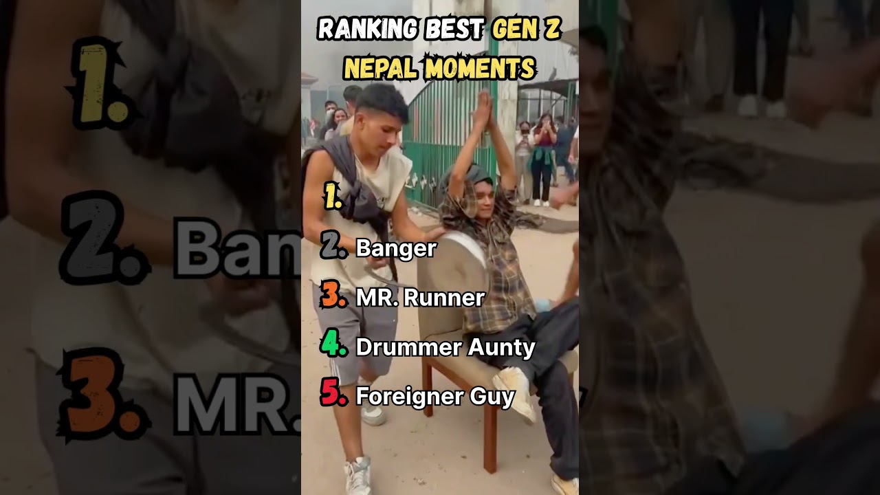 Ranking Viral Nepal Gen Z Protest #shorts #nepal #genz #protest #ranking