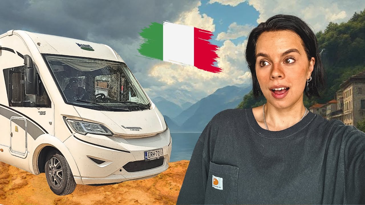 Matkustettiin asuntoautolla Italiaan!