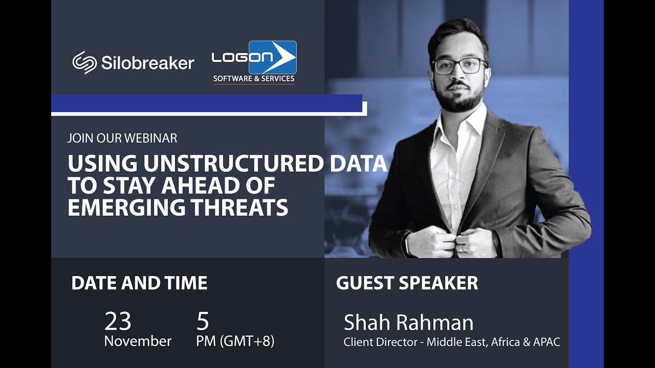 Using Unstructured Data to Stay Ahead of Emerging Cyber Threats | Virtual Session with Silobreaker