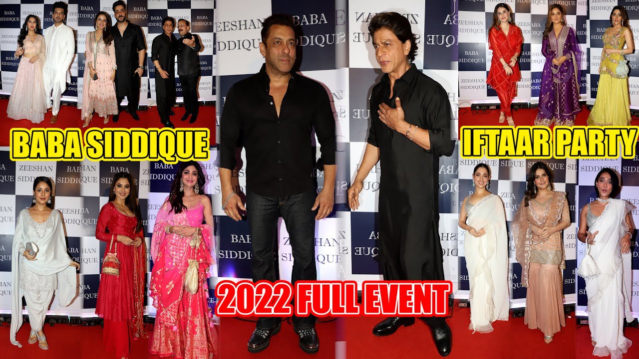 UNEDITED - Baba Siddique GRAND IFTAAR PARTY 2022 | Sanjay Dutt, Shahrukh Khan, Salman Khan & Other's