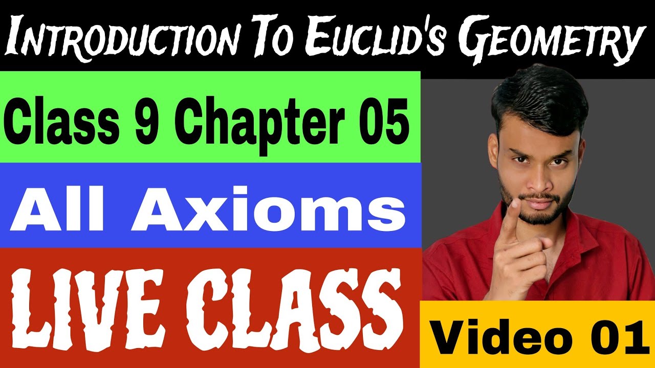 Class 9 Chapter 5 Introduction To Euclid's Geometry||Live Class By Rahul Sharma