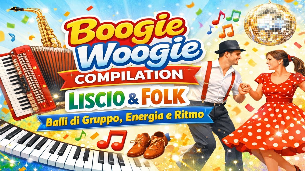 Boogie Woogie Compilation 🎹 Liscio & Folk | Balli di Gruppo, Energia e Ritmo