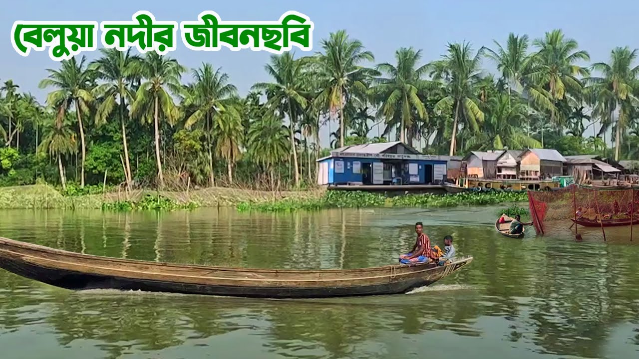 বরিশালের বেলুয়া নদী ও নদীপাড়ের স্নিগ্ধ গ্রামীণ জীবন || River Belua and Riverside life in Barisal