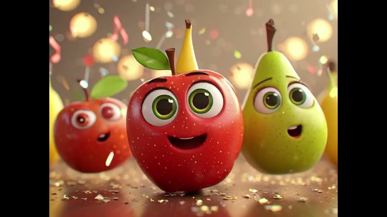 ¡El Baile de las Frutas! 🍎🍐🍌 Canción Infantil para Niños #cancionesinfantiles #niños #frutas