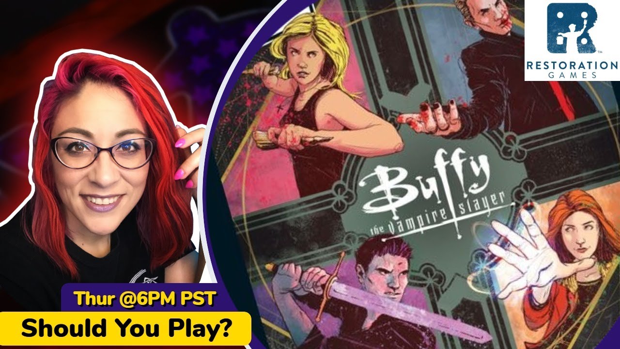 Should you Play Unmatched Buffy the Vampire Slayer? - A Board Game Playthrough and Discussion