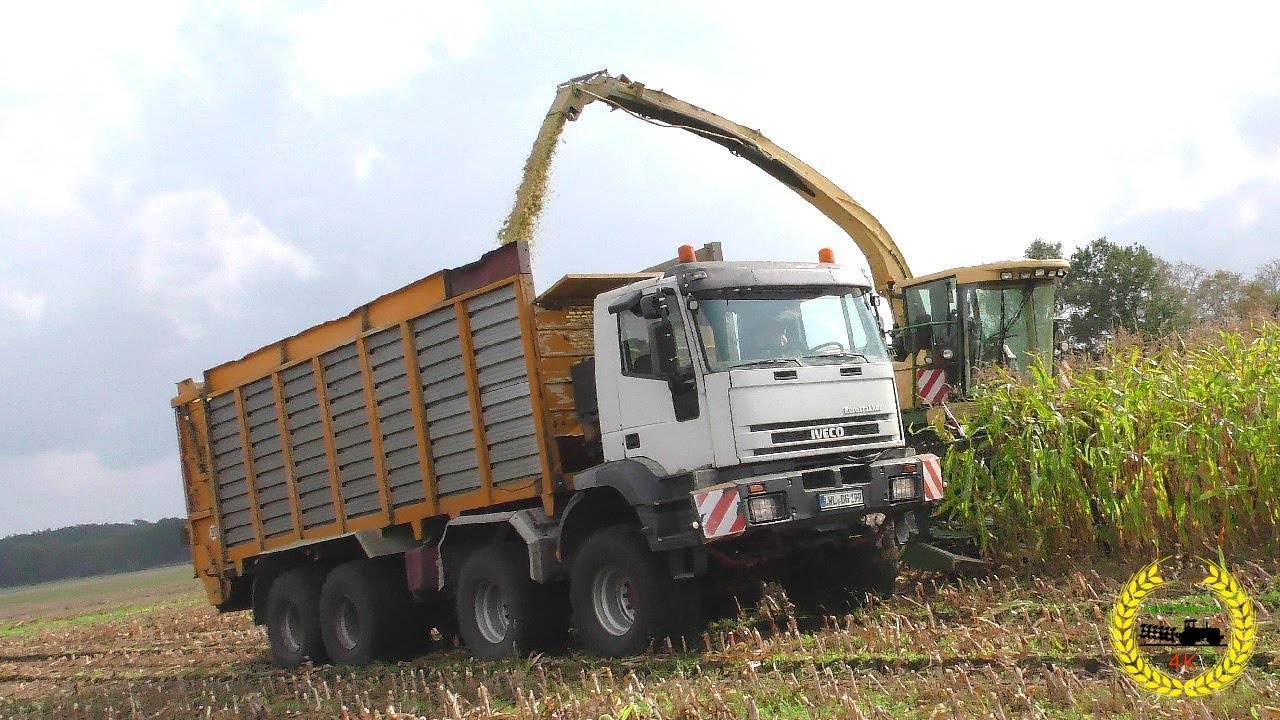 Krone BIG X V12 / IVECO 8x8 / Fendt 820 Vario / Maisernte 2017