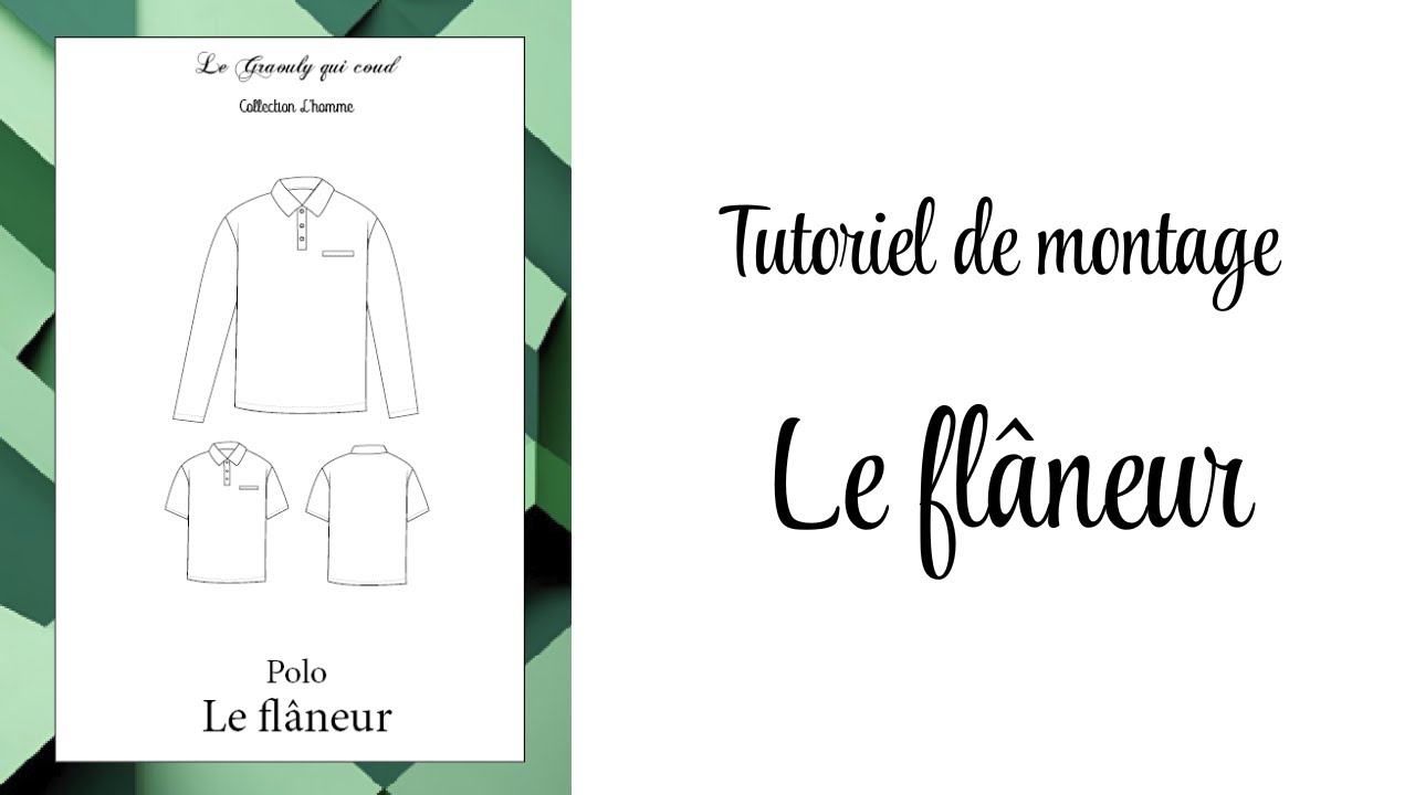 Apprends &agrave; coudre un polo avec le Fl&acirc;neur