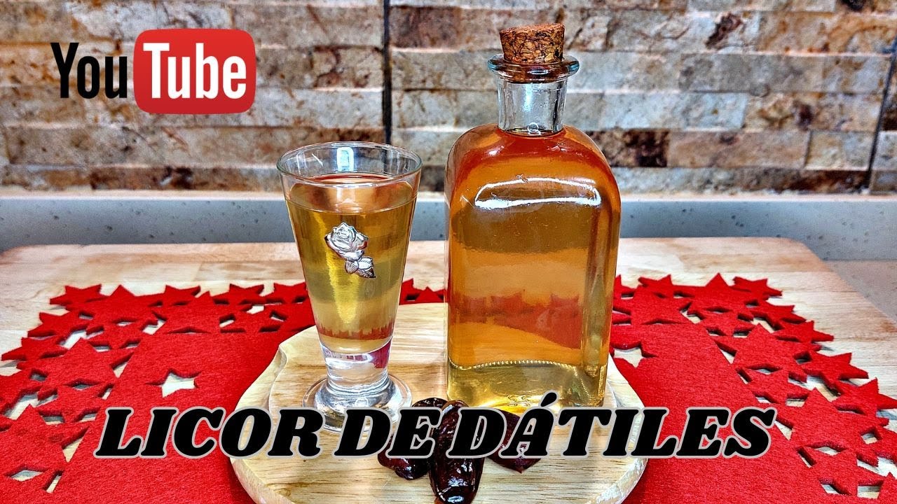 LICOR DE DÁTILES CASERO [Recetas de cocina fáciles y ricas]