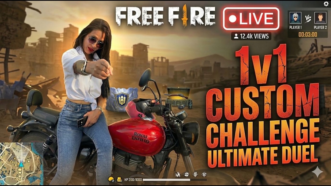 Free Fire Live 🔴| 1V1 Custom Challenge 🤩TEAM CODE GIVEAWAY #freefirelive #anayagamer #shortsfeed #ff