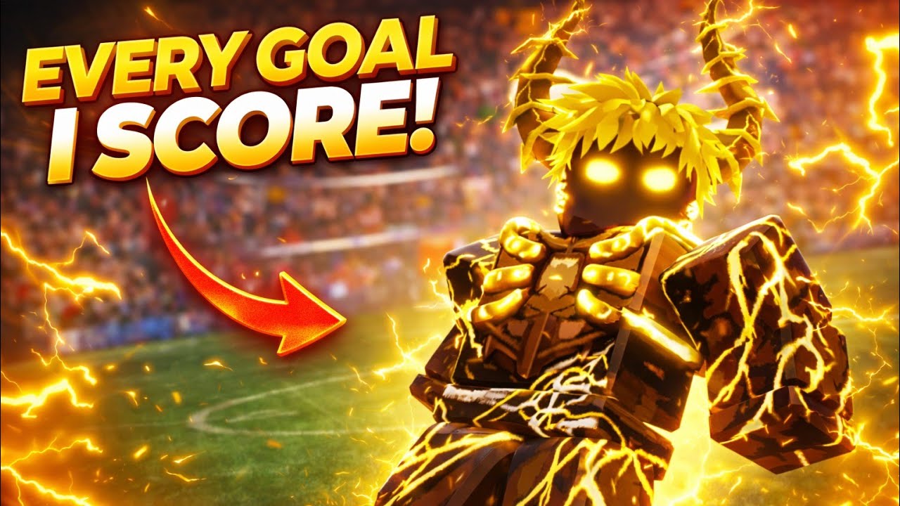 For every goal I score my fov decrease!! #roblox #football 