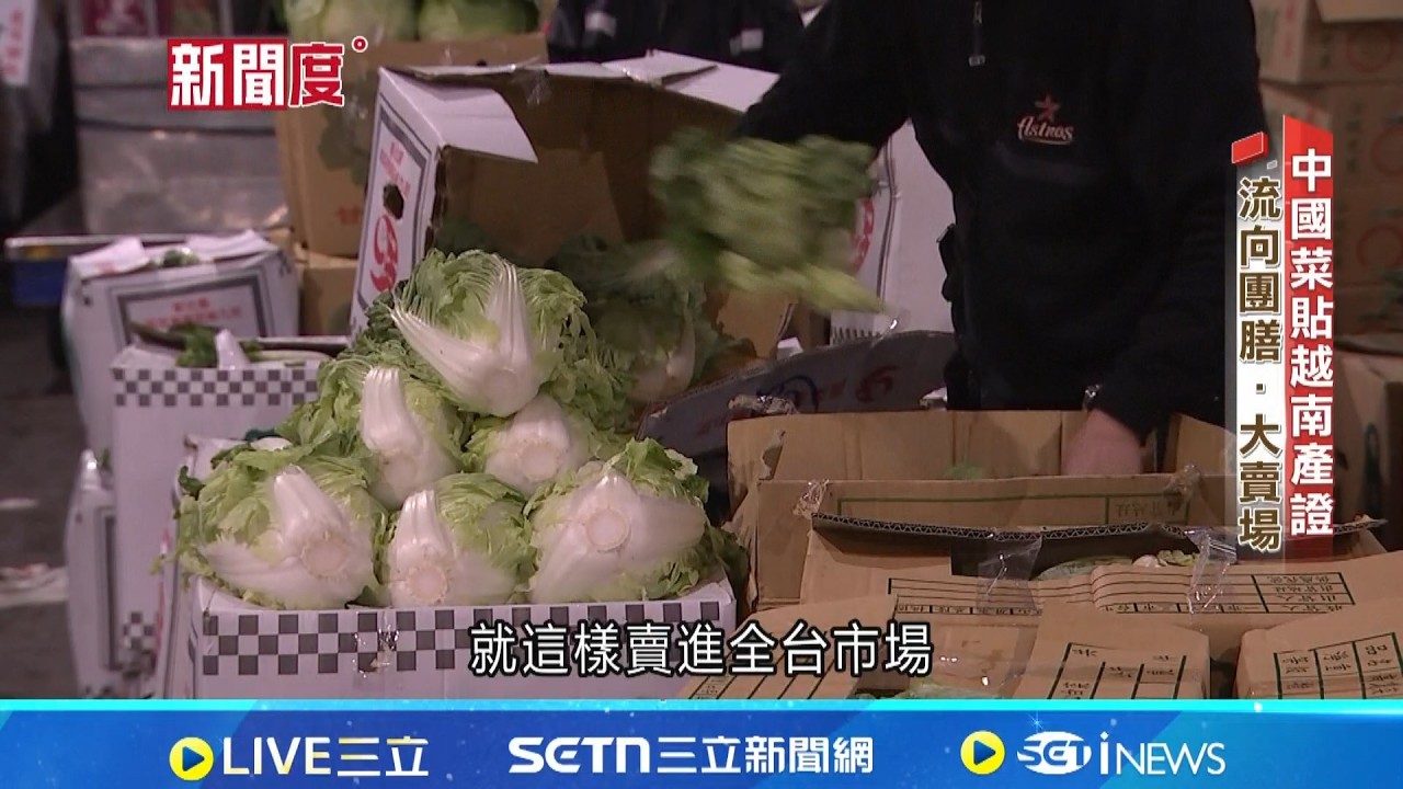 中國菜貼越南產證 萬噸流向全台菜市場.團膳│新聞深一度20260212｜三立新聞台