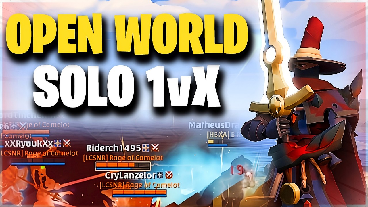 Never Gank a Solo Kingmaker Player | 1vX Open World PvP - Albion Online