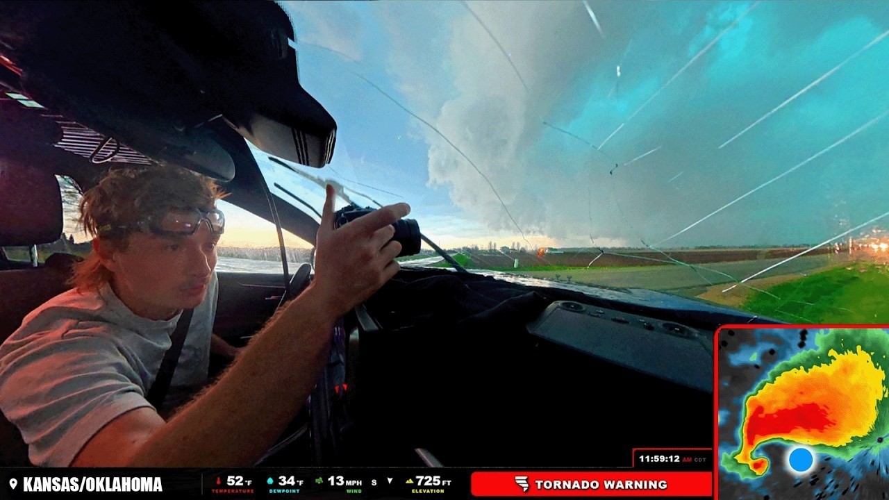Live Storm Chasing Coverage - Sneaky Tornado Threat Developing In Nebraska