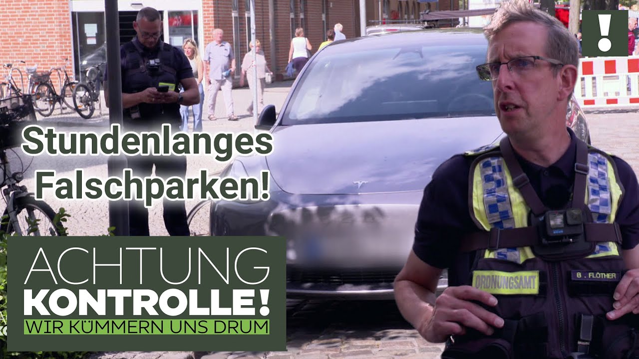 DOPPELTES Knöllchen für falschgeparkten Tesla!  | Achtung Kontrolle