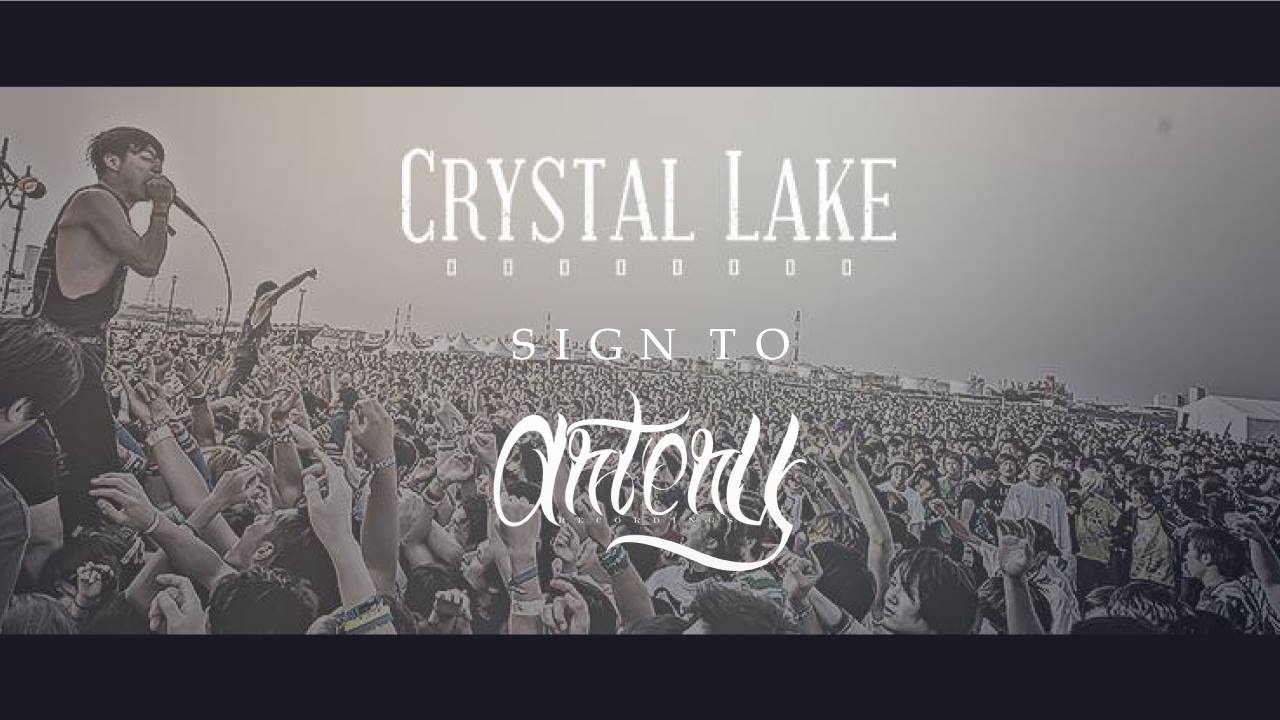 Crystal Lake sign to Artery Recordings!