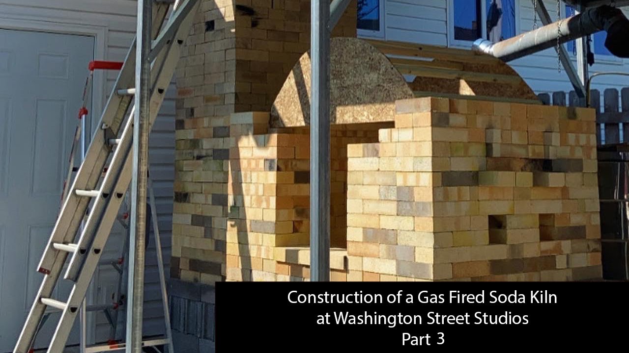 Construction of a Gas Fired Soda Kiln Part 3