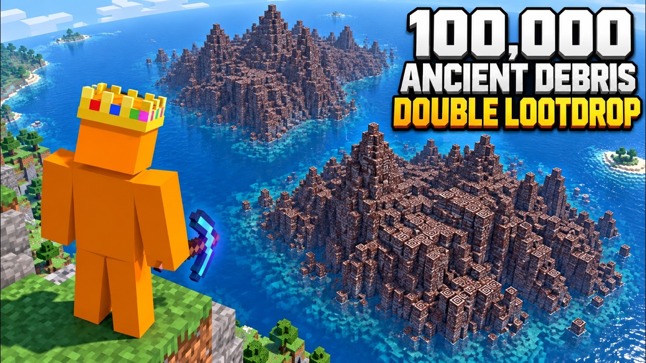 DonutSMP Live | 100,000 ANCIENT DEBRIS LOOTDROP | 500M SIMON SAYS